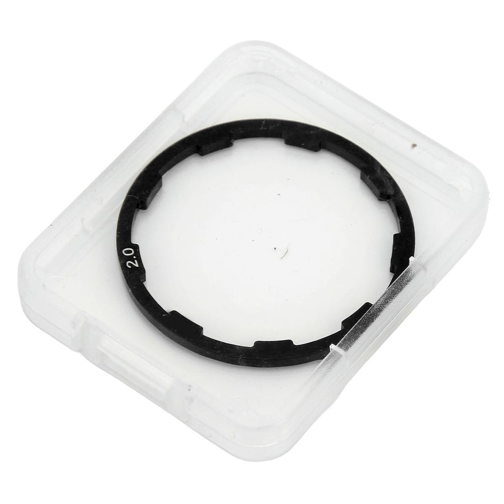 1pcs set 2mm Bicycle Grooved Hub Washer Aluminum Alloy Bike Flywheel Hub Spacers for Cycling