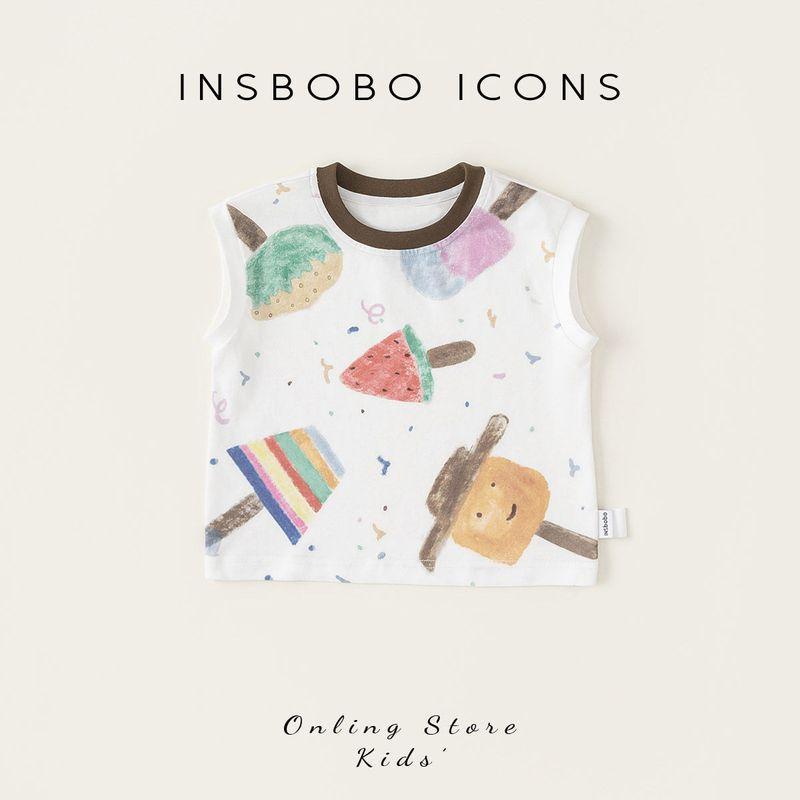 Insbobo Baby New Arrival Handsome Boy Summer Clothing White 100