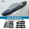 Car Decoration Door Handle Cover For Honda Avancier 2017- Carbon Fiber Cars Accessories Exterior Styling