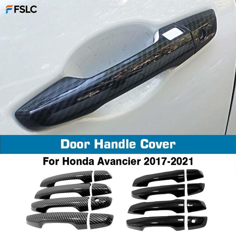 Car Decoration Door Handle Cover For Honda Avancier 2017- Carbon Fiber Cars Accessories Exterior Styling