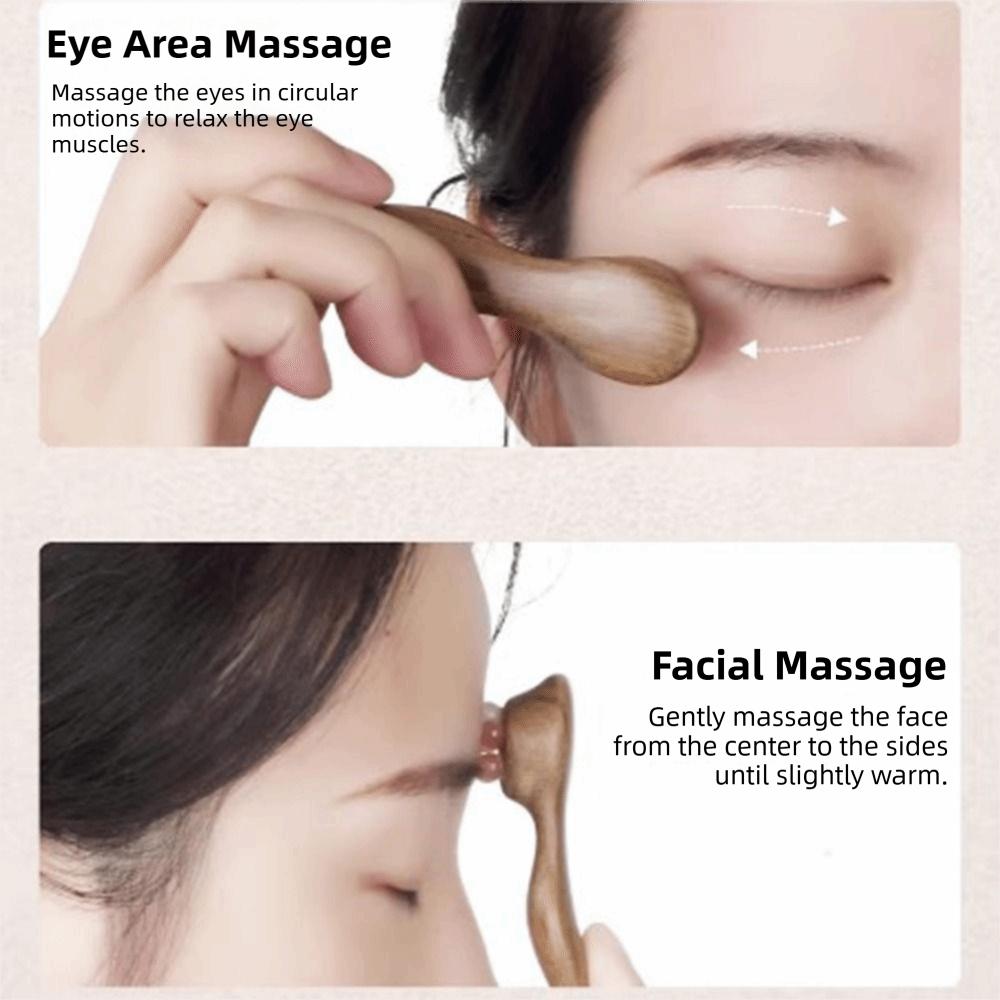 Ruyi Eye Massage Stick Five Beads Face Roller Massager Fatigue Relief Manual Massager  Eye Area