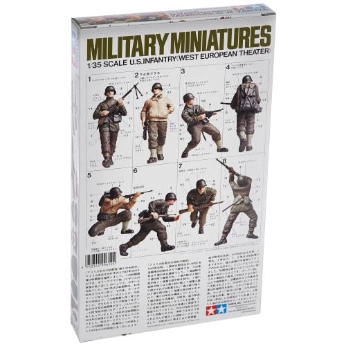 Tamiya 1/35 Military Miniature Series No. 48 U.S. Army Infantry GI Set Plastic Model 35048