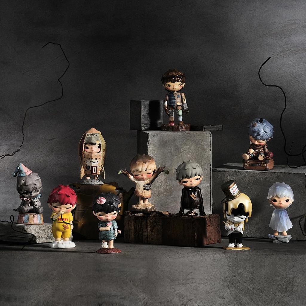 POP MART HIRONO Reshape Serie Pop Mart Gachapon Blind Box Figur Kunststoffmodell Premium Spielzeug PVC Weichvinyl Originalcharakter Geburtstagsgeschenk [1 Stück]