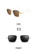 2025 Trendy Retro Metal Square Men's Sunglasses - UV Protection, European & American Style