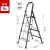 Compact Folding Multi-Functional Telescopic 4-Step A-Frame Ladder