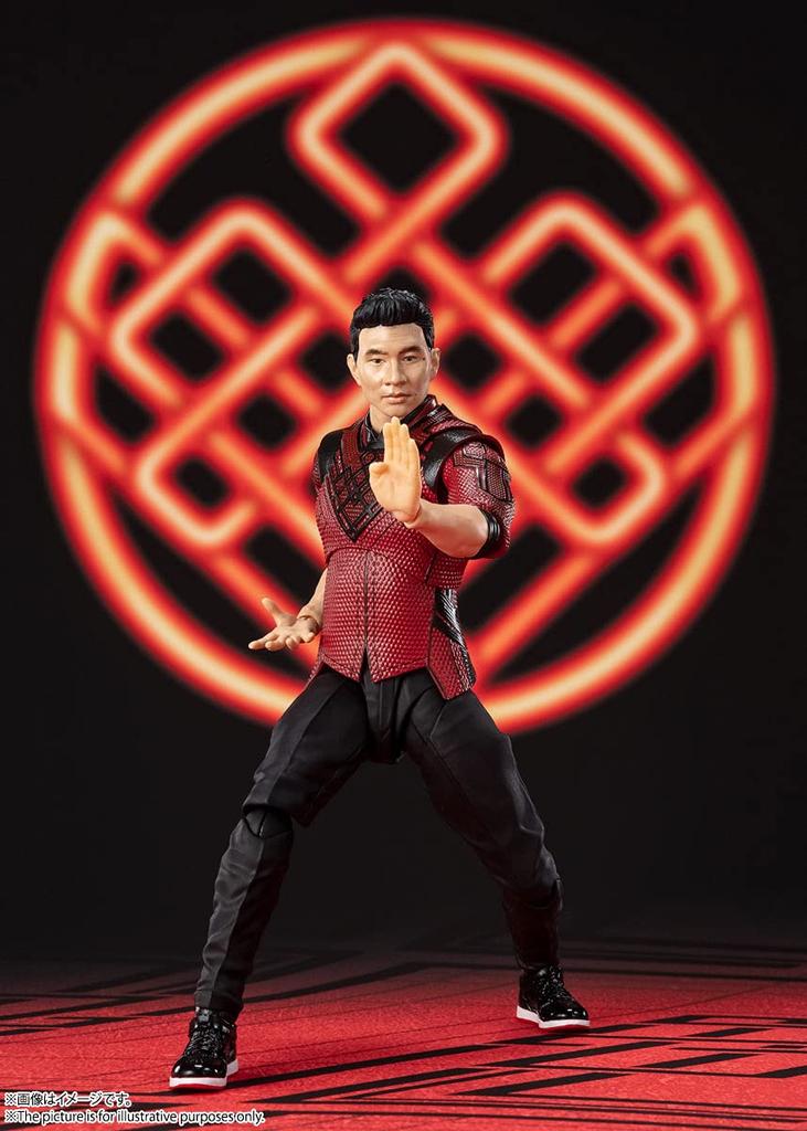 TAMASHII NATIONS Z deseti 150mm malované pohyblivé figurky SHFiguarts Shang-Chi (Prsteny Shang-Chi/Legend) Cca. PVC a ABS