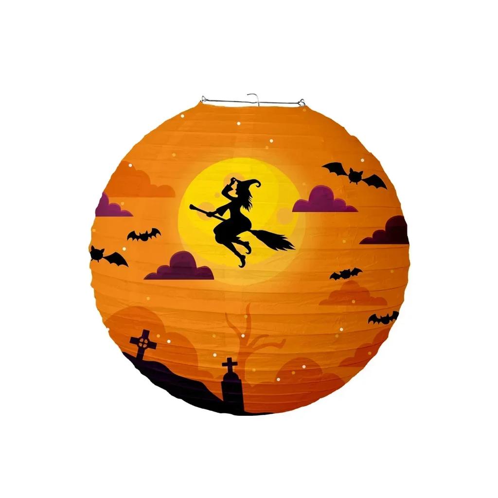 Hanging Lantern Chinese Paper Ball Lampion Christmas Festival Decoration Accessories Santa Xmas Gift Craft Decor Christmas Tree
