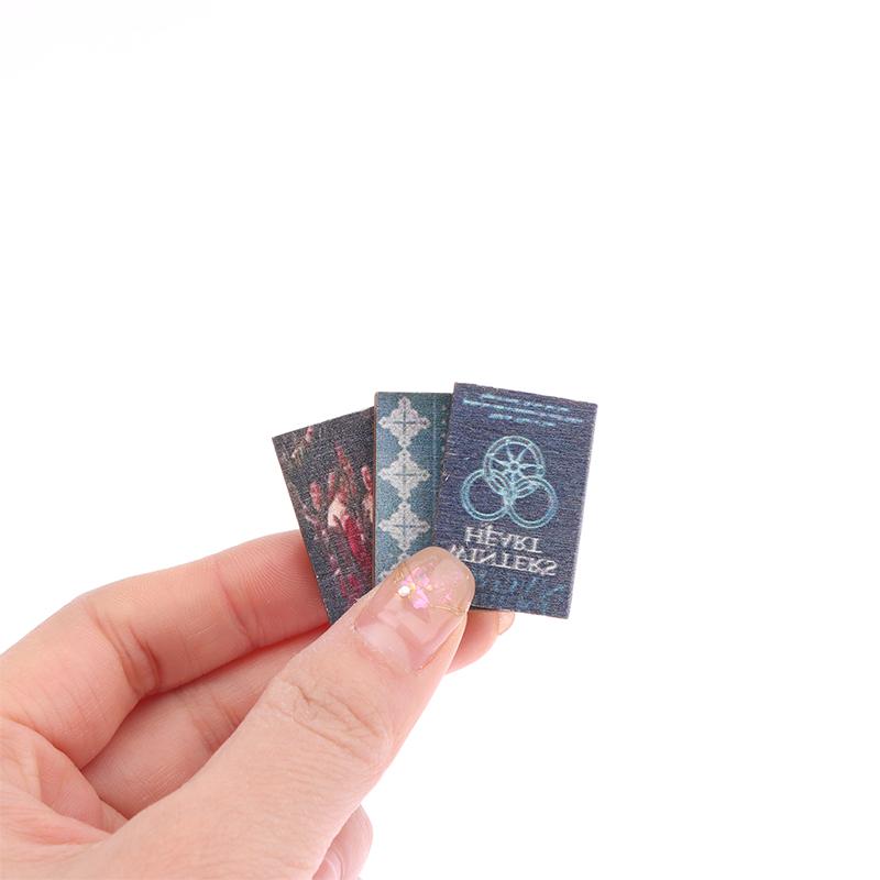 Creative Anti-Anxiety Bookshelf Miniature Book Match Boxes Gift Shake Away Your Anxiety Doll House Decoration Gifts