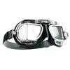 Halcyon Mark 9 Classic Deluxe Soft Leather Cafe Racer Dustproof and Authentic Goggles, Style, Windproof,
