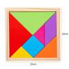 1 Stück Bunter Kiefernholz Tangram Puzzle Spielzeug Mit Musterpapier Mehrere Größen Erhältlich Geeignet Für Kinder Ab 3 Jahren