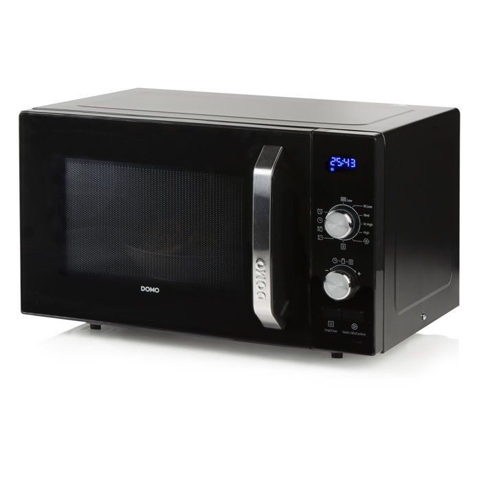 Domo Noir Micro-Ondes - Do2924 - 48,5 X 40,8 X 29,3 Cm - 23L - 800 W - Monofonction - 5 Niveaux De Puissance - Neuf - Image 5