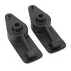 10411051 Pair Car Sun Visor Clip Bracket Holder Black 10411051 Replacement for  C5 1997‑2004 Sun Visor Mount Bracket