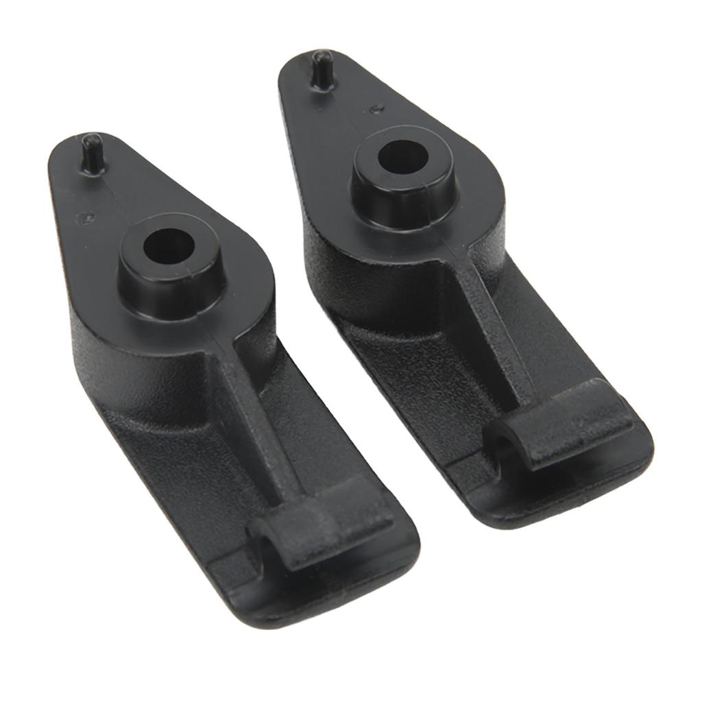 10411051 Pair Car Sun Visor Clip Bracket Holder Black 10411051 Replacement for  C5 1997‑2004 Sun Visor Mount Bracket