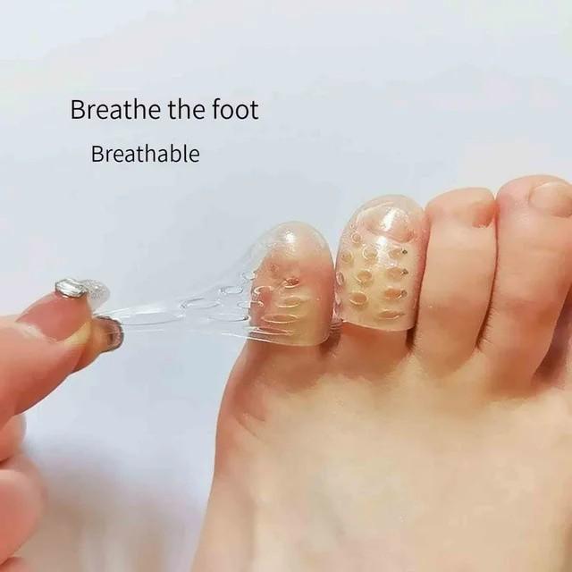 Toe Protector Breathable Silicone Toe Separation Foot Wear Shoes Anti-wear And Sweat Transparent Waterproof