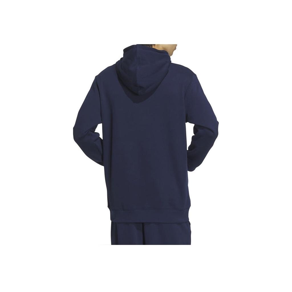 Adidas Originals Logo Print Comfortable Sports American Hoodie Long Sleeve Men Hoodies Blue JE3482