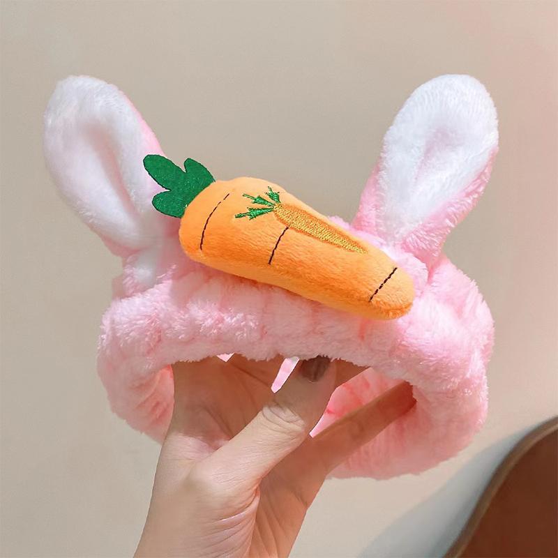 Hairband Cat Coral Plush Headband Cute Soft Hair Bow Headband Hairband Wash Face Makeup Headband Bandage Accessories