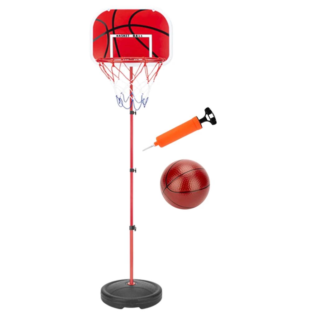 Mini Basketball Hoop with Ball and Pump Portable Basketball Hoop Adjustable Basketball Hoop Set Indoor Outdoor Play for Kids