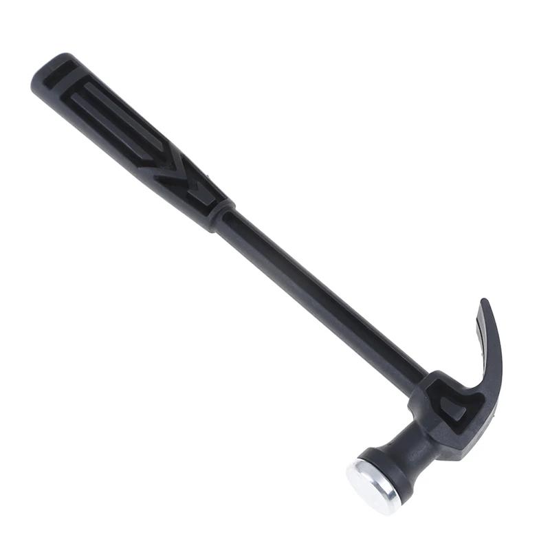 Mini Iron Hammer Handle Claw Woodworking Nail Puncher Watch Repair DIY Jewlery Tool Emergency Safety Escape