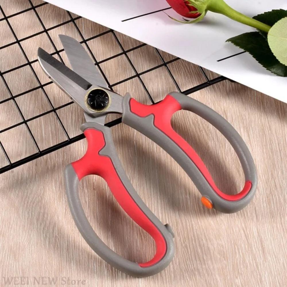 New Flower Shop Pruning Shears Stainless Steel Household Garden Gardening Flower Tools Scissors Strong Branch Pruning Scissors