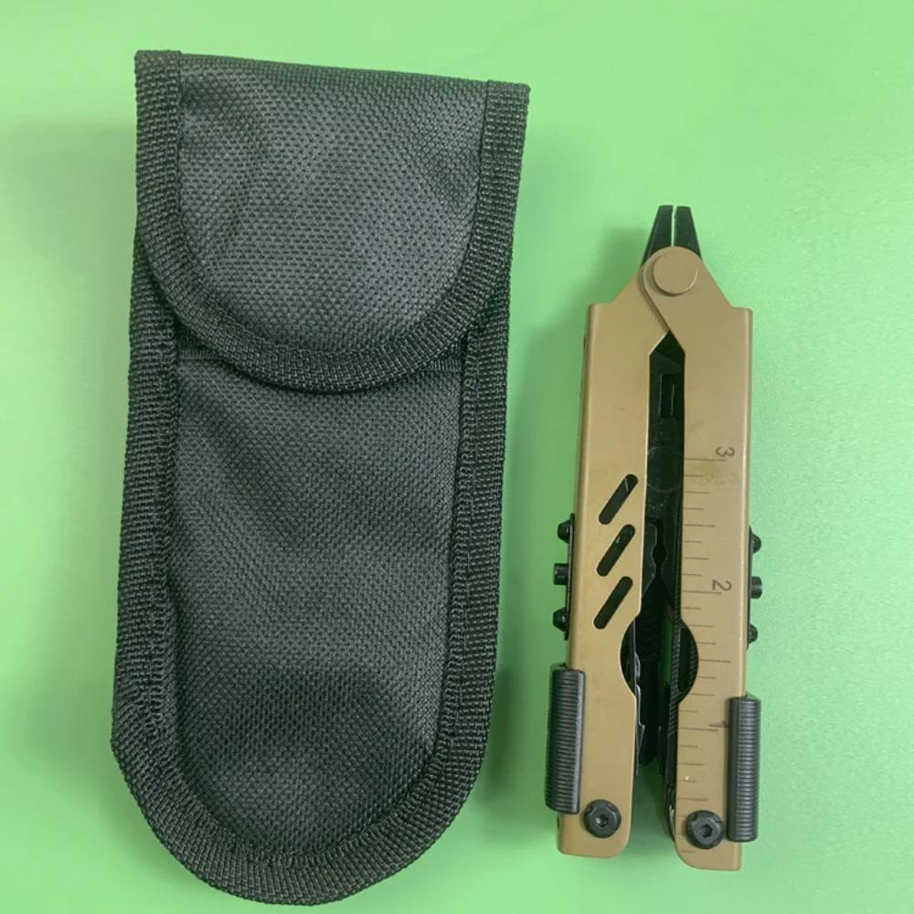 BIESUO Multifunctional Pliers Expansion Outdoor Knife Pliers with Ruler Tool Multi Tool