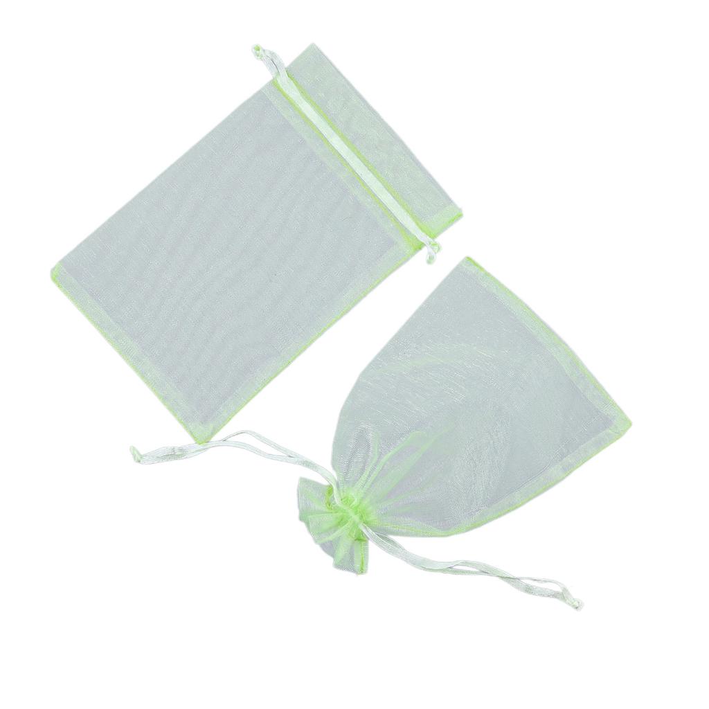 100pc Pest Control Anti-Bird Netting Bags Fruit Protective Bag 4x6 Inch Fruit Drawstring Mesh Bag Plantas Vegetable Grow Bags
