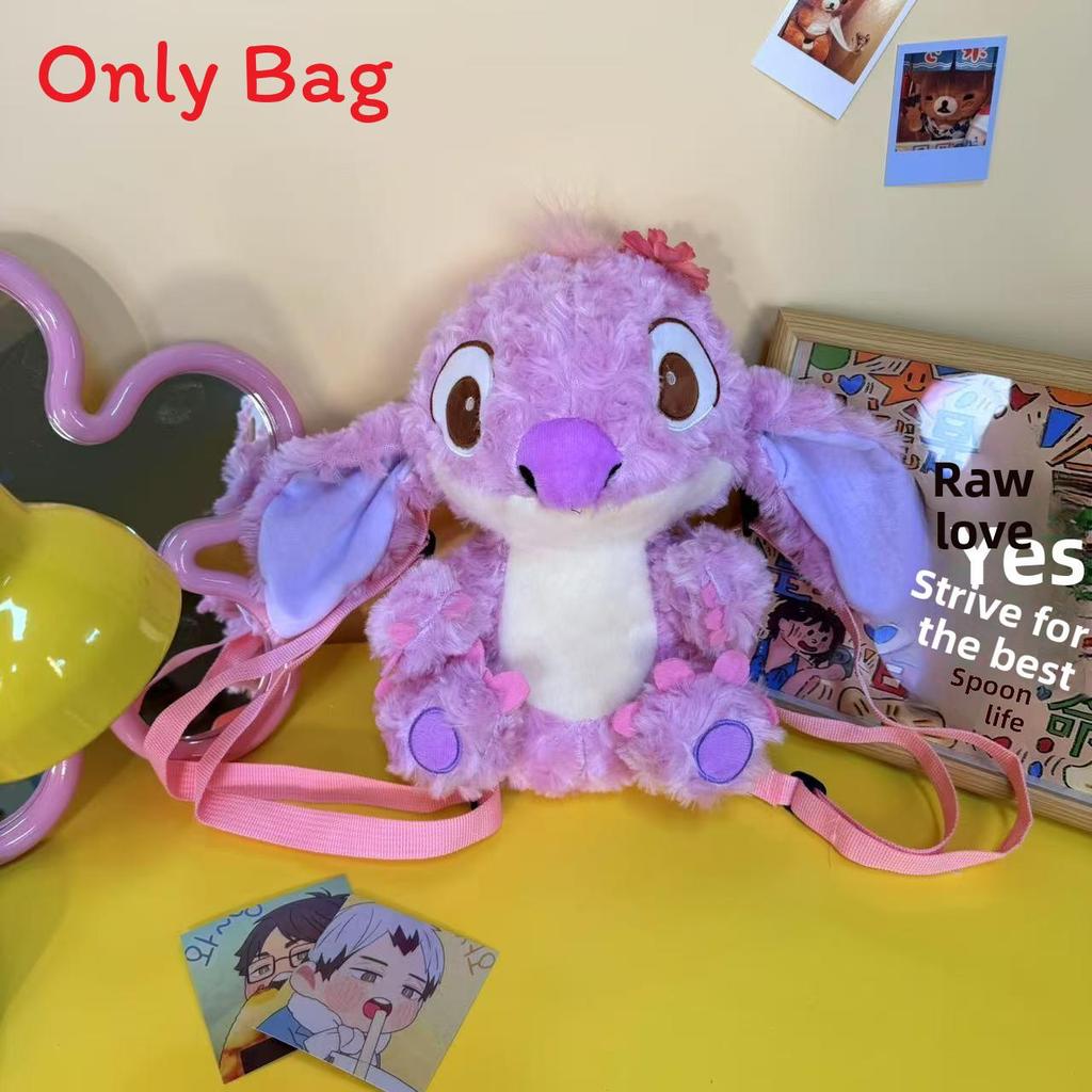 Stitch Plüschtier Tasche mit Canvas Innentasche für den täglichen Freizeitgebrauch