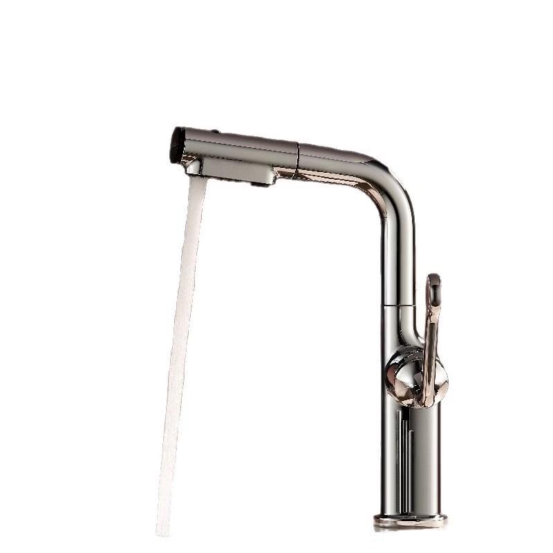 Robinet de Lavabo Extensible à 3 Vitesses Chaud & Froid TLXT