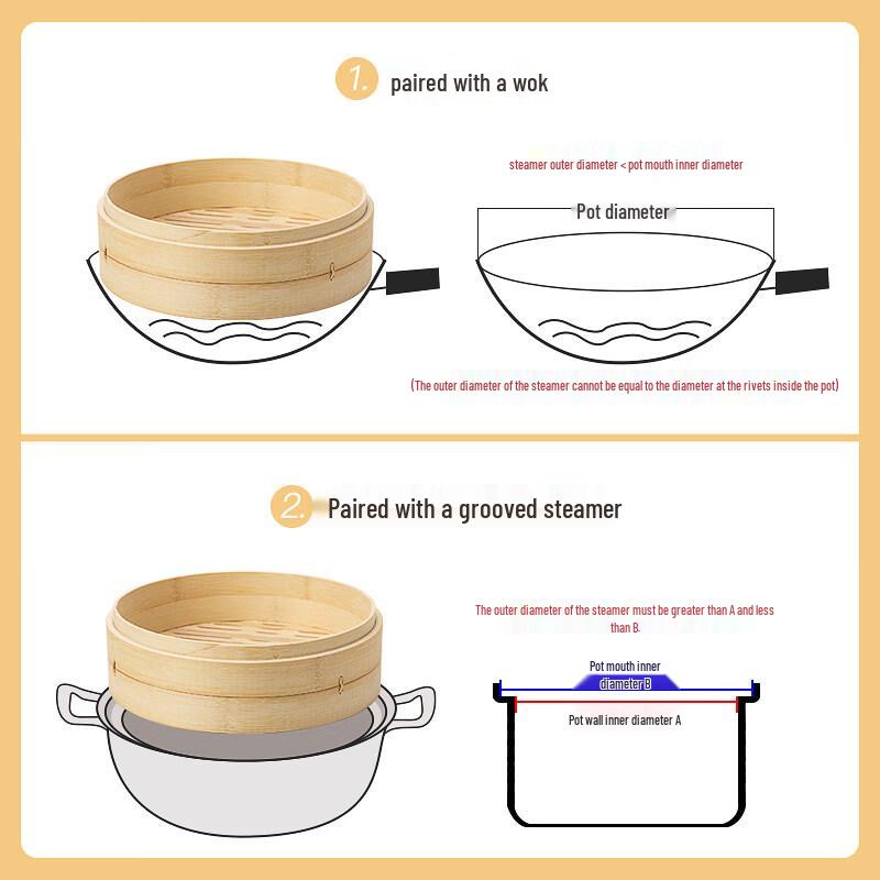 Bamboo Steamer for Buns