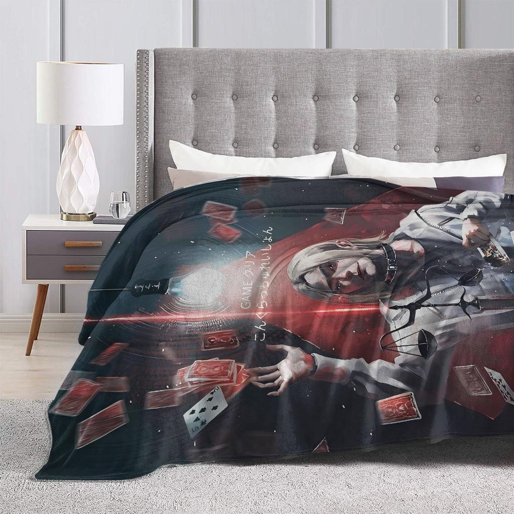 Soft Warm Blanket Travel Office Nijiro Murakami Alice In Borderland 3 Throw Blanket Flannel Bedspread For Bedroom Sofa Bed Cover