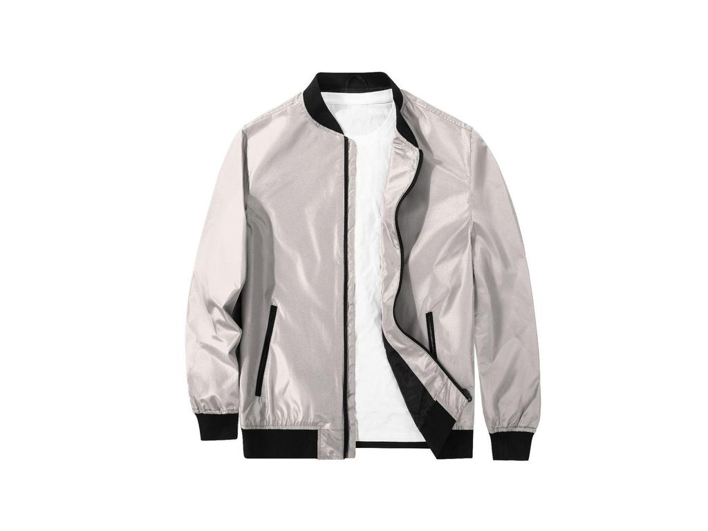 Herren Lockere Lässige College-Stil Baseballjacke - Dünner Herbstmantel