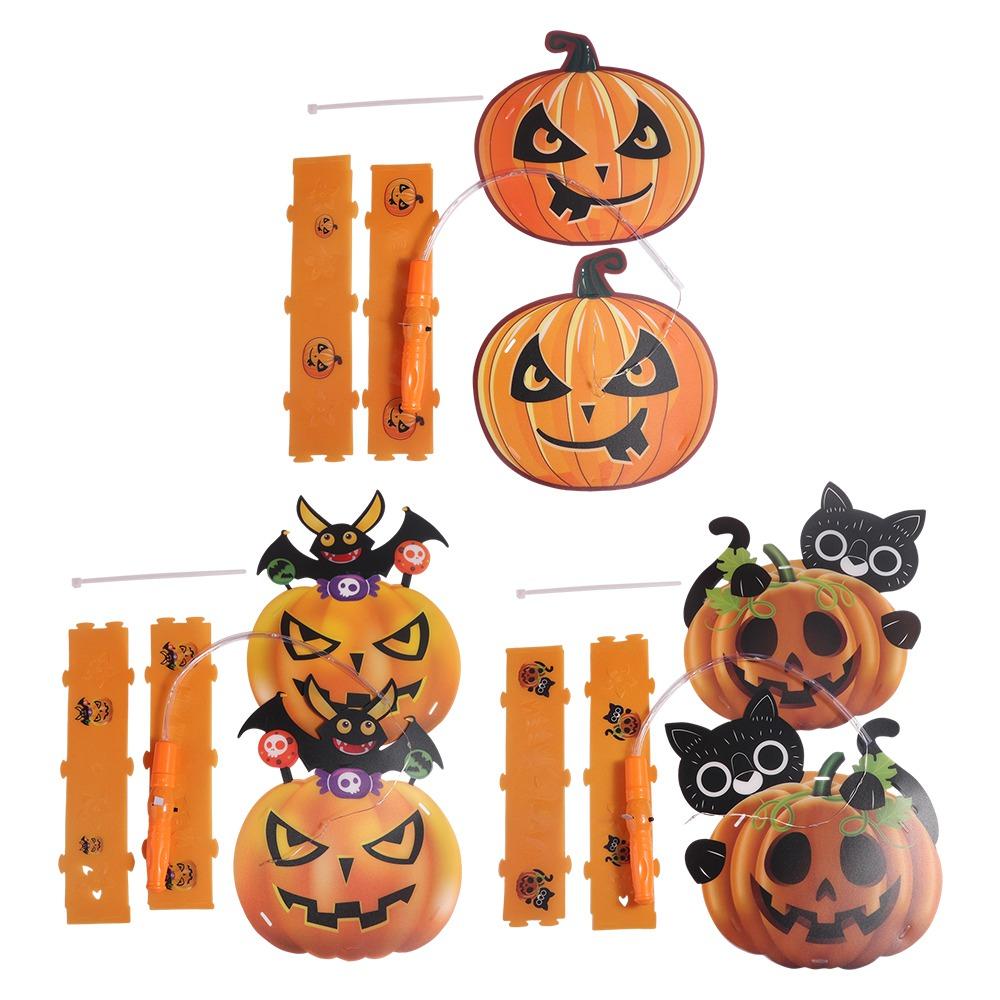 Luminous Halloween Pumpkin Lantern Glowing Ghost Festival Lantern  Children Toys