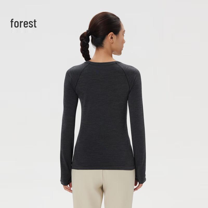 KOLON SPORT Women's Wool Seamless Long Sleeve T-Shirt