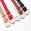 Women's Fashionable and Simple Needle-buckle Faux Leather Pu Belt, Trendy Women's Casual Jeans Belt, Women's Waist Belt