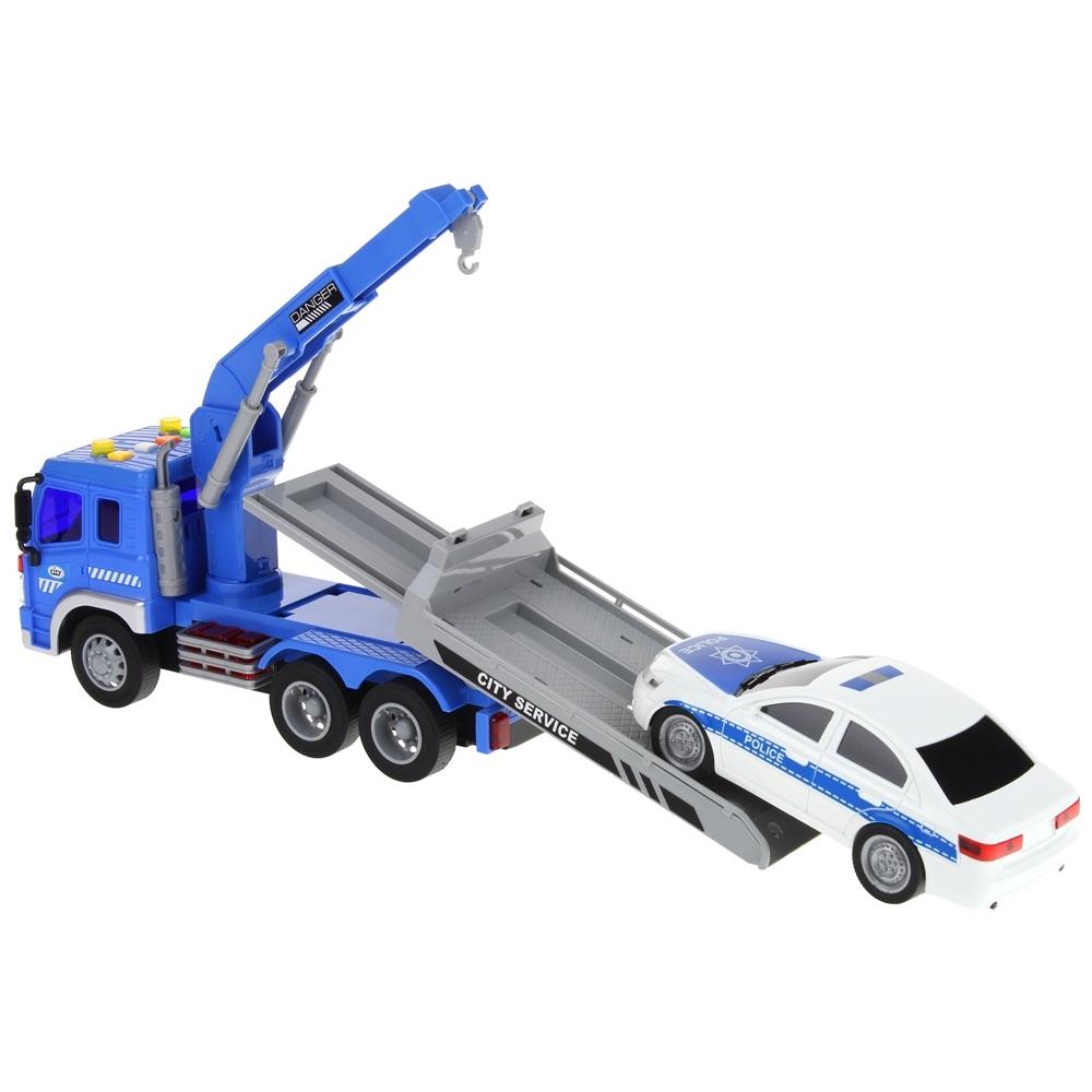 Truck Tow Truck Car Crane Vehicle Police Car Sound