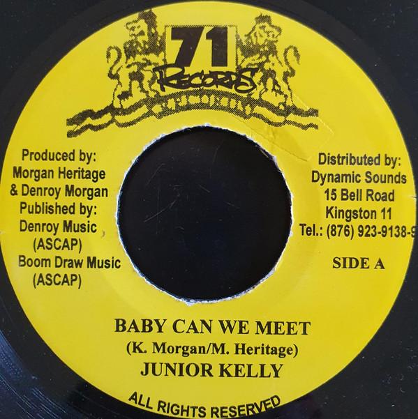 

7inch Record JUNIOR KELLY / ULTIMATE SHINES - Baby Can We Meet / Thanks & Praise NONE 71 Records 2002 Jamaica Reggae, Ska & Dub Used