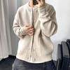 Yousheng Herren Strickwaren Rundhals Langarm Einreiher Einfarbige Strickjacke Strickmantel Locker Tägliche Kleidung Schulpullover Jacke