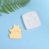 Apron Biscuits Silicone Mold Chocolate Candy Mold for Diy Dessert Ice Block Mold Handmade Cupcake Decor Baking Tool