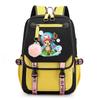 One Piece Peripheral Printed Backpack Youth School Bag Large Capacity