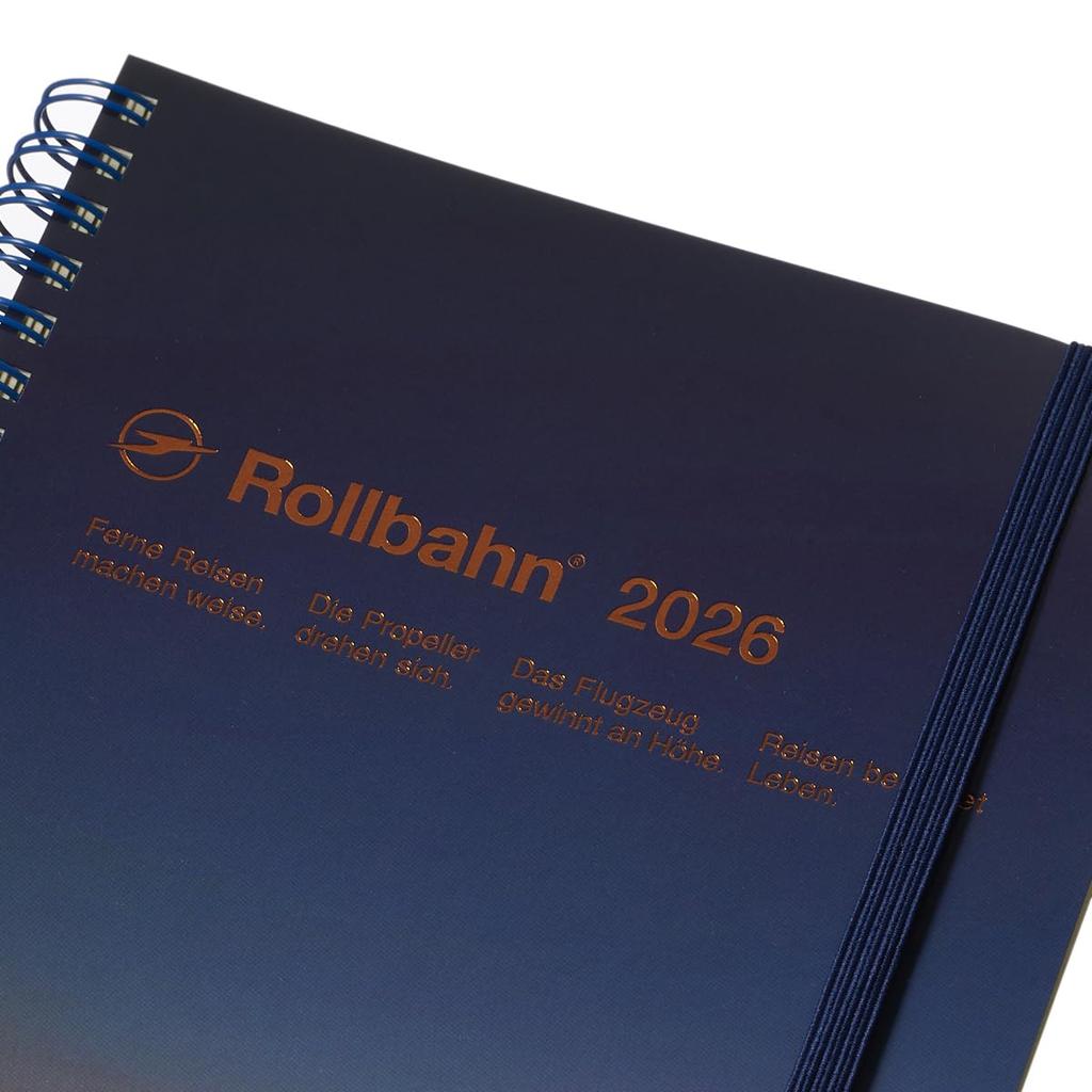 [Plánovač Delfonics edice 2026 / Začíná říjnem 2025] Rollbahn Calm Diář A5 Měsíční plánovač (C (Město))