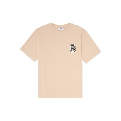 MLB SS23 T Shirt Unisex Light Sand Brown 3ATSV0533-43SAL