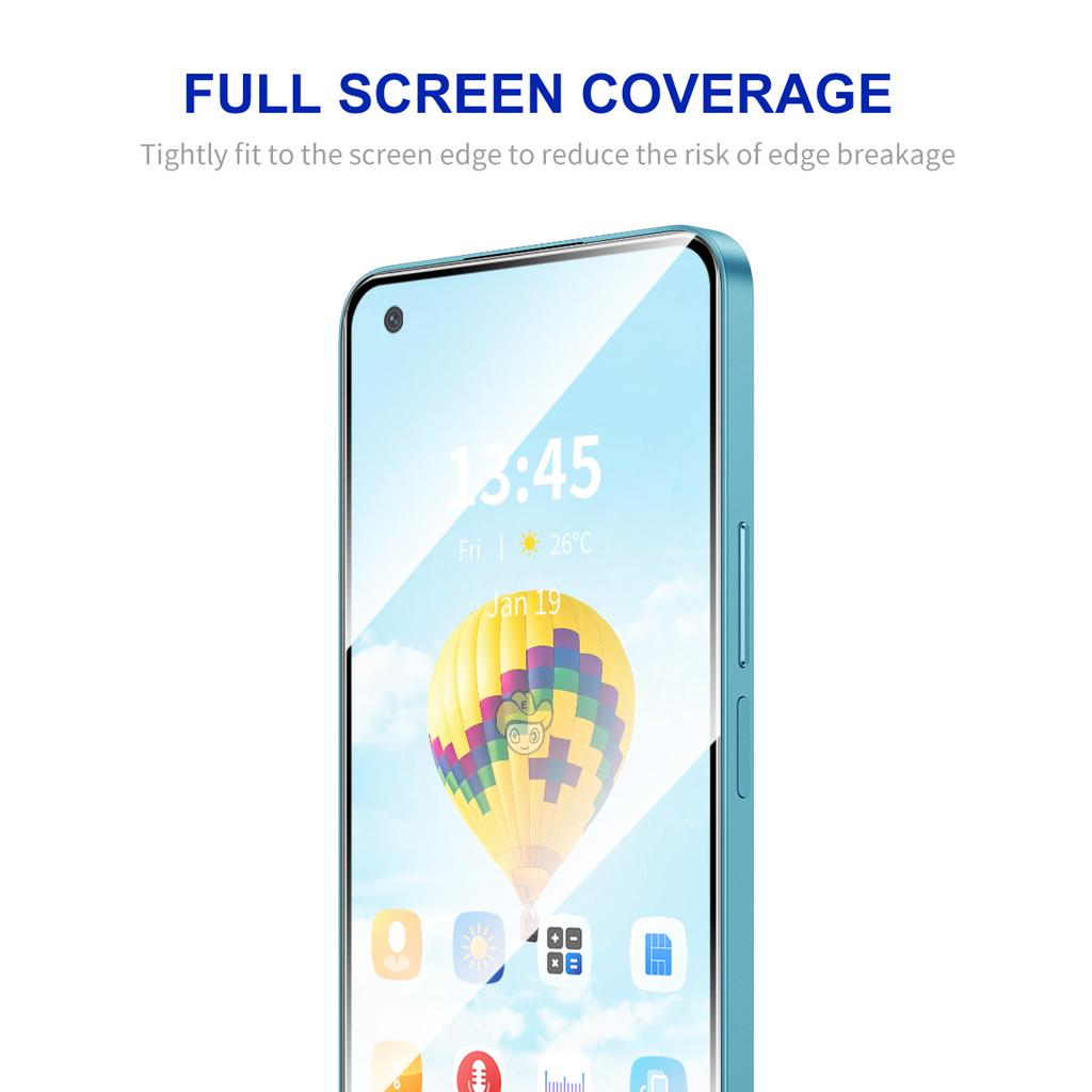ENKAY HAT PRINCE 5Pcs for OnePlus Nord CE 2 Lite 5G Anti-explosion Full Screen Protector Full Glue