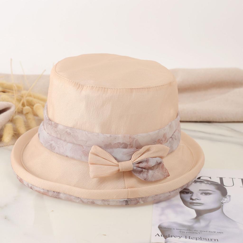 Protecție solară Protecție UV Umbrelă de soare Pălărie de pescar Căciulă de găleată de epocă pentru femei.