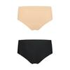 Invisible panties - Bye Bra Invisible High Brief Nude + Black L