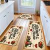 1Pcs Farmhouse  Print Waterproof Non-Slip Thick Cushioned Kitchen Mat Heavy Duty Comfort Standing Mat for Kitchen Bathroom