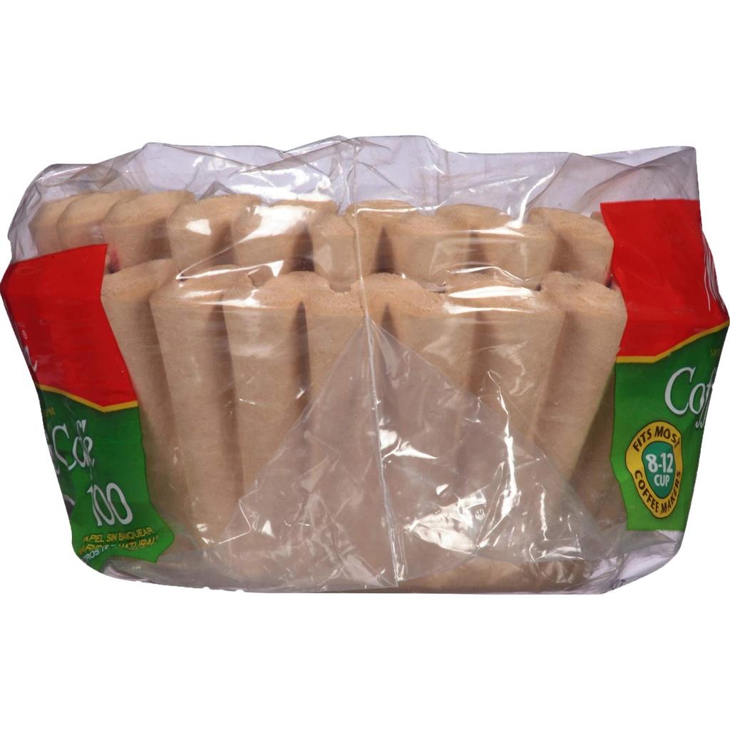 Melitta Coffee Filters, Natural Brown, 100-Count, Basket Type, 629092 [Used]