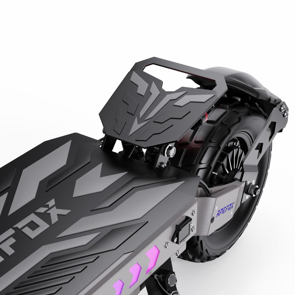 APEFOX T90 Adult Electric Scooter 2100W Dual Motors Blackgrey 13-inch Urban Off-road Tires 60V 31.2Ah Battery.