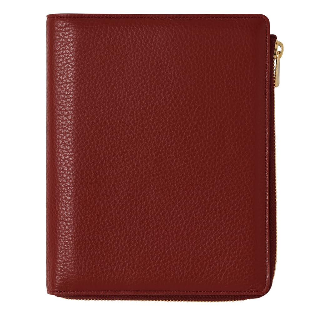 

QUOVADIS Genuine Leather System Organizer Cover [Bible Size/Large Zip Cover] Timer17 French Classic Bordeaux QUOVADIS Timer17 qv936lzfcbx