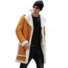 Men's Shearling Faux Leather Overcoat - Winter 2021 Collection