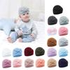 Breathable Baby Bonnet Hat Cotton Newborns Bowknot Beanie Fetal Cap Comfortable Headwear for 0 To 6 Months Unisex