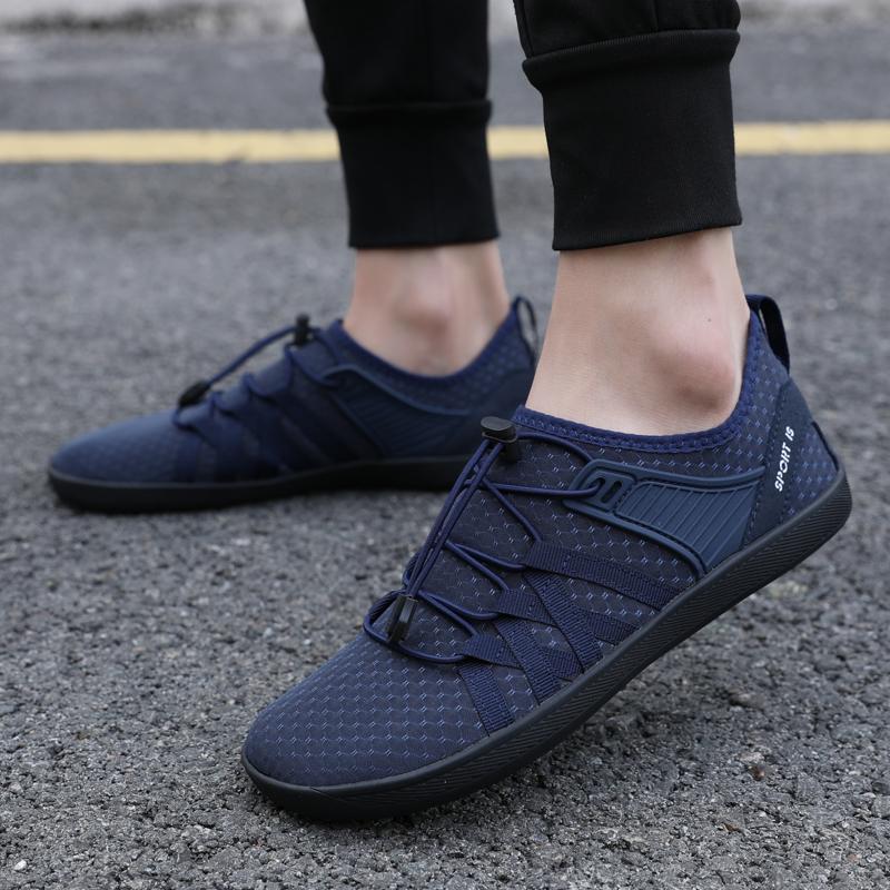 Anti-slip Women's Walking Shoes Light Breathable Gym Fitness Sports Shoes Men Wide Toe Flats Outdoor Training Shoes